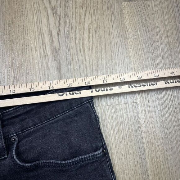 Ksubi Jeans Mens 34 Black Skinny Stretch Denim Cross Embroidery Australia Urban - Picture 9 of 11